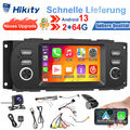 64G CarPlay Android 13 Autoradio Für Jeep Chrysler Dodge GPS Nav Kamera-Recorder