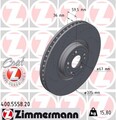 2x Bremsscheibe COAT Z ZIMMERMANN 400.5558.20 für MERCEDES GLE V167 GLS X167 350
