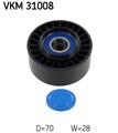 SKF Umlenk-/Führungsrolle Keilrippenriemen VKM 31008 für VW AUDI SEAT Q5 T6 T5
