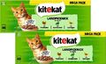 (€ 4,65/kg) Kitekat Landpicknick in Sauce 96 Beutel (2 x 48 x 85g) Katzenfutter