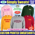 Personalisierter Sweatshirt Pullover maßgeschneidert bedruckter Pullover Pullover bedruckt Arbeitskleidung