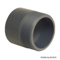 PVC-U Übergangsnippel, aus Rohr, Klebemuffe/-stutzen x AG, 10bar, 25/32mm x 1"