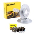 TEXTAR Bremsenset für VW Golf IV Schrägheck (1J1) POLO (9N) POLO (AW1, BZ1) BORA