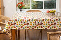 Tischdecke Wachstuchtischdecke Gartentischdecke abwaschbar 120 cm x 180 cm