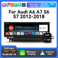 14,9" Android Autoradio 8-Core 64GB GPS DAB+ Navi 4G LTE Für AUDI A6 MMI 3G/3G+ 