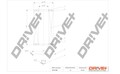 Dr!ve+ Ölfilter DP1110.11.0030 für OPEL SAAB