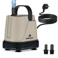Aquarium Wasserpumpe Klein 850L/H Einstellbar Leise mini Tauchpumpe mit 2 Düs...
