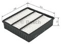 BOSCH 1 457 433 969 Luftfilter  für MITSUBISHI Filtereinsatz