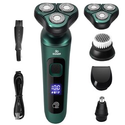 4 In 1 Rasierer Elektrisch Elektrorasierer Herrenrasierer Rasierapparat Trimmer