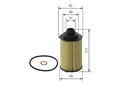 Ölfilter BOSCH F 026 407 348 Filtereinsatz für SSANGYONG TIVOLI KORANDO C300 XLV