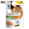 PERFECT FIT NASSFUTTER KATZENFUTTER IN PORTIONSBEUTEL SENIOR 7+ PUTE 96x85g