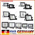 LED Fluter mit Bewegungsmelder/Stecker 10W-100W Außen Strahler Scheinwerfer IP65