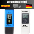 Blauer LCD-Display PH-Messgerät | TDS/EC/Temperatur Messung