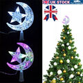 LED-Weihnachtsbaum Spitze Stern Christbaumspitze Tannenbaum Warmweiß-beleuchtetI