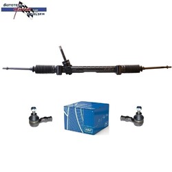 LENKGETRIEBE + SKF SPURSTANGENKOPF LINKS+RECHTS FÜR OPEL CORSA C / COMBO / TIGRA