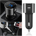 Bluetooth FM Transmitter Auto KFZ MP3 Radio Adapter 2-USB Freisprechanlage AUX
