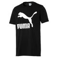 Puma Herren Classics Logo Tee T-Shirt Schwarz Shirt TShirt T Shirt NEU