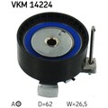 SKF Spannrolle Zahnriemen automatisch für Ford Fiesta VI CB1 CCN JH_ JD_