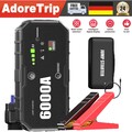 AdoreTrip 6000A 12V Auto Starthilfe Jump Starter KFZ Ladegerät Booster PowerBank