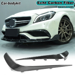 Carbon Canards Flaps Flossen Spoiler Splitter für Mercedes Benz W218 CLS63  