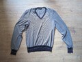Dsquared2 Navy Blue Striped Knit FittedJumper Pullover S Made In Italy Wie Neu