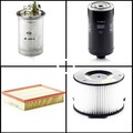 Mann-Filter Filterset, Inspektionspaket für VW POLO II PASSAT B3/B4 Variant
