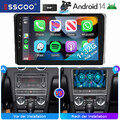 DAB+ 1+32G 4-Kern Android 14 Autoradio BT CarPlay GPS für AUDI A3 S3 RS3 8P +KAM