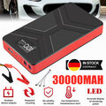 30000mAh Auto Starthilfe Jump Starter Ladegerät Booster Power Bank Für KFZ PKW