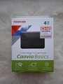 Toshiba Canvio Basics 2022 externe HDD-Festplatte (4 TB) 2,5" NEU OVP schwarz