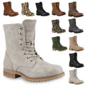 895908 Damen Schnürstiefeletten Profilsohle Stiefeletten Stiefel New Look