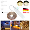 5V LED Stripe mit PIR Bewegungsmelder Lichtband Streifen Batteriebetrieb Band