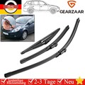 SCHEIBENWISCHER WISCHERBLÄTTER VORNE + HINTEN FÜR OPEL CORSA D 2006-2014