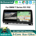 12.3" For BMW F01 F02 CIC Android 14 Autoradio CarPlay DAB+ 8-Kern 128G GPS Navi