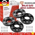 Spurplatten Spurverbreiterung 4x20mm Ø66,45 5x112 für Mercedes Distanzscheibe