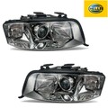 2x Scheinwerfer Audi A6 C5 2001-2005 H7/H7mit Stellmotor LWR - ORIGINAL HELLA