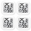 4x Digitales Thermo-Hygrometer Thermometer Temperatur Luftfeuchtigkeitsmessgerät