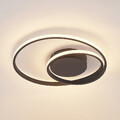Lindby LED-Deckenlampe Emisua Deckenlampe LED Lampe CCT dimmbar 22 Watt schwa114