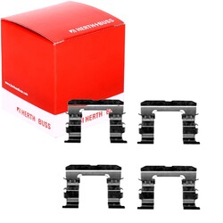 HERTH+BUSS MONTAGE-SATZ BREMSBELÄGE ZUBEHÖR VORNE passend für NISSAN NAVARA NP30