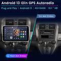 Android 13 10" DAB+ Autoradio 1 DIN GPS Navi WIFI 360° Drehbar Bildschirm 4+64GB