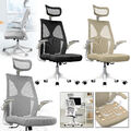Ergonomischer Bürostuhl Drehstuhl mit Kopfstütze Schreibtischstuhl Max 160kg NEU