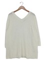 OUI Häkelpullover Damen Gr. DE 44 weiß Casual-Look