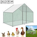 Hühnerhaus Hühnerstall Geflügelstall Voliere + Dach Tierarten Wasserdicht 3x2x2m