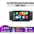 7"Android 13 Autoradio DAB GPS SAT Navi BT Carplay For Fiat Grande Punto Linea