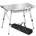 Aluminium Campingtisch Tina faltbar höhenverstellbar Campingtisch silber B-Ware