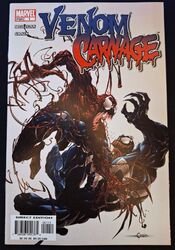 Venom vs Carnage #1-4 KOMPLETTES SET - Marvel Comics 3 Schlüssel & Clayton Crain (2004) Neuwertig