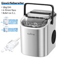 Eiswürfelmaschine Eiswürfelbereiter Eiswürfel Eismaschine Eis Maschine Edelstahl