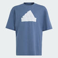Adidas Essentials New Icon Kinder Tee Kids Weiß Kurzarm T-Shirt IS4412