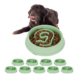 10x Anti Schling Napf 650 ml, Hundenapf langsam fressen Hundeschüssel Futternapf