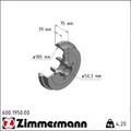 2x Zimmermann 600.1950.00 Bremstrommel für VW SEAT AUDI 80 B2 B2 80 B1 50 POLO