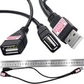 USB 2.0 A Stecker auf 2 Dual USB Buchse Y Splitter Hub Netzkabeladapter DE